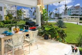 One bedroom beach apt w 2 full bathrooms